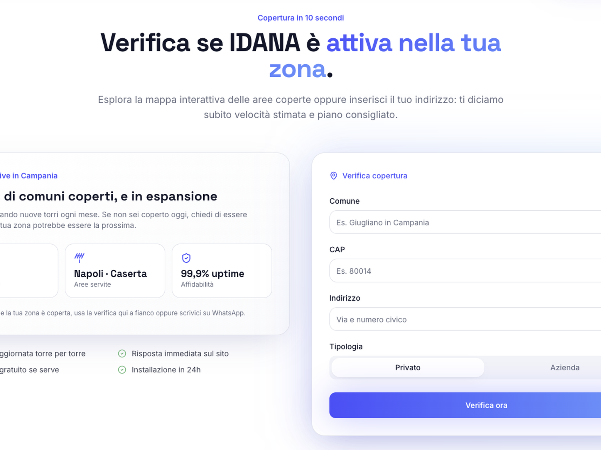 Percorsi separati per privati e aziende, ognuno con il suo linguaggio.